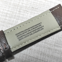 Bracelet de montre en cuir avec logo gravé personnalisé
