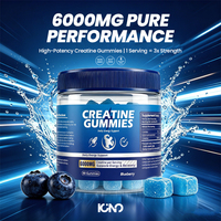Complément pré-entraînement à marque privée, créatine monohydrate naturelle en gommes 5000mg 6000mg, croissance musculaire, gestion de l'énergie