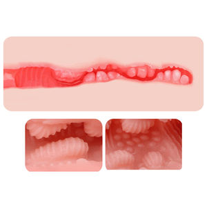 Mini Geurloze TPE Seks Speelgoed Mannelijke Masturbator Realistische Gestructureerde Tunnel Levensechte Gevoel Gripper Pocket Pussy <span class=keywords><strong>Vagina</strong></span> - Product Image 6