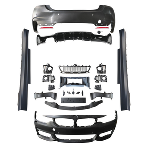 Parachoques de coche F32 F36 kit de carrocería estilo MT parachoques delantero labio guardabarros faldones laterales traseros para <span class=keywords><strong>BMW</strong></span> 4 series Accesorios - Product Image 1