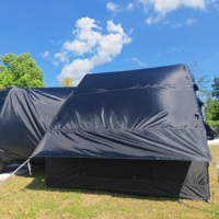 Tente de camping gonflable pour SUV, tente gonflable à fixer sur SUV, tente gonflable pour camion, tente arrière gonflable pour 6-8 personnes pour hayon de fourgonnette