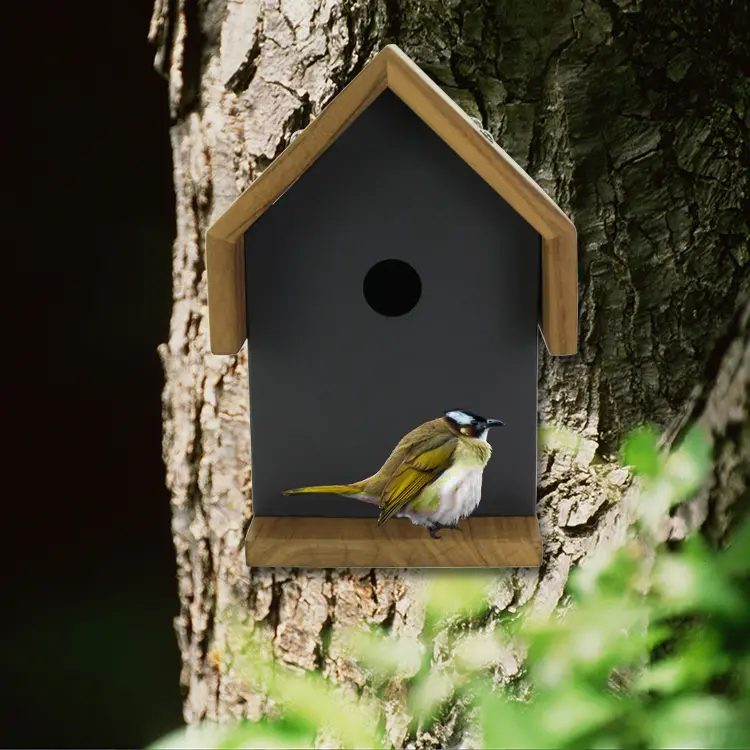 Live Birds Aviary Bird Boxes Wooden Birdhouse Kus Kafesi For bird house nest wood outdoor
