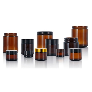 Pot en verre ambré 180ml 6oz 4oz 100ml à parois droites avec couvercles en plastique, récipient alimentaire, pot <span class=keywords><strong>de</strong></span> stockage pour <span class=keywords><strong>sel</strong></span> <span class=keywords><strong>de</strong></span> <span class=keywords><strong>mer</strong></span> et capsules <span class=keywords><strong>de</strong></span> vitamines - Product Image 6