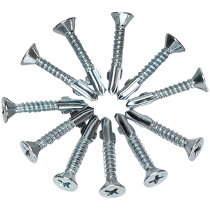 สกรูเจาะแบบปีกมีปีกสกรูแบบปีกคู่สำหรับยึดแคลเซียมซิลิเกตบอร์ดซีเมนต์ M4.2 - Product Image 5