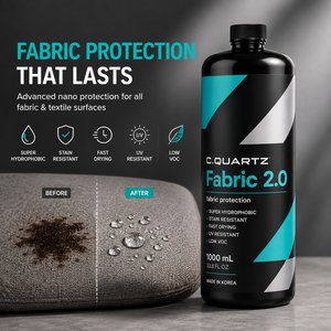 CQUARTZ FABRIC 2.0 1000ml น้ำยาเคลือบกันน้ำ กันคราบ กันรังสียูวี สำหรับเบาะรถยนต์ พรม และหลังคาผ้าใบ - Product Image 2