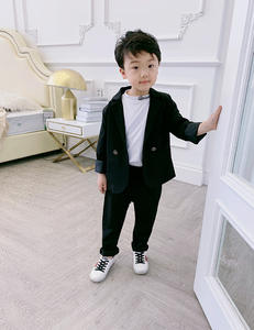 Conjunto de 2 Piezas de Traje Casual para Niño, Estilo Coreano, a la Moda, para Pasarela, 2019 - Product Image 5