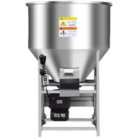 Mélangeur d'aliments pour animaux de ferme, machine à granulés pour petits animaux et volailles, broyeur et mélangeur de céréales et de maïs en poudre avec réservoir pour l'alimentation animale