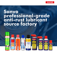 Spray lubrifiant antirouille Sanvo, huile de base multifonctionnelle, décapant et inhibiteur de rouille automobile