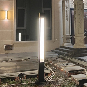 <span class=keywords><strong>Lampione</strong></span> LED da Esterno 30W 60W, Lampada con Profilo in Alluminio, <span class=keywords><strong>Palo</strong></span> da 0,8m-3m, Personalizzazione per Giardino, Vialetto, Prato, Fabbrica - Product Image 6