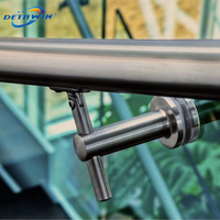 Support de fixation pour main courante en verre en acier inoxydable 304, haute performance, pour escalier et garde-corps en verre