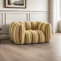 Fauteuil Canapé Citrouille Moderne Écologique Inclinable Simple pour Salon, Petit Appartement, Location de Loisirs, Mobilier de Maison