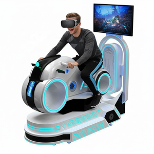 เครื่องเกมมอเตอร์ไซค์เสมือนจริง 9D สำหรับแข่งรถ ทำจากไฟเบอร์กลาส สำหรับใช้ในร่มในสวนสนุกเชิงพาณิชย์ - Product Image 5