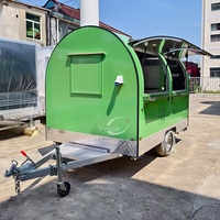 Camion de restauration rapide mobile personnalisé remorques avec café entièrement équipé crème glacée chariot de nourriture camion de nourriture avec cuisine