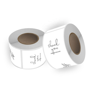 Adhesive <b>Sticker</b> <b>Roll</b> Custom Hot Stamping Logo Kraft Paper Multi Layer Glossy Finish Merchandise Box Packaging - Product Image 2