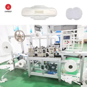 Alta velocidade totalmente automático guardanapo sanitário que faz a máquina guardanapos sanitários produção máquina axila suor pad máquina