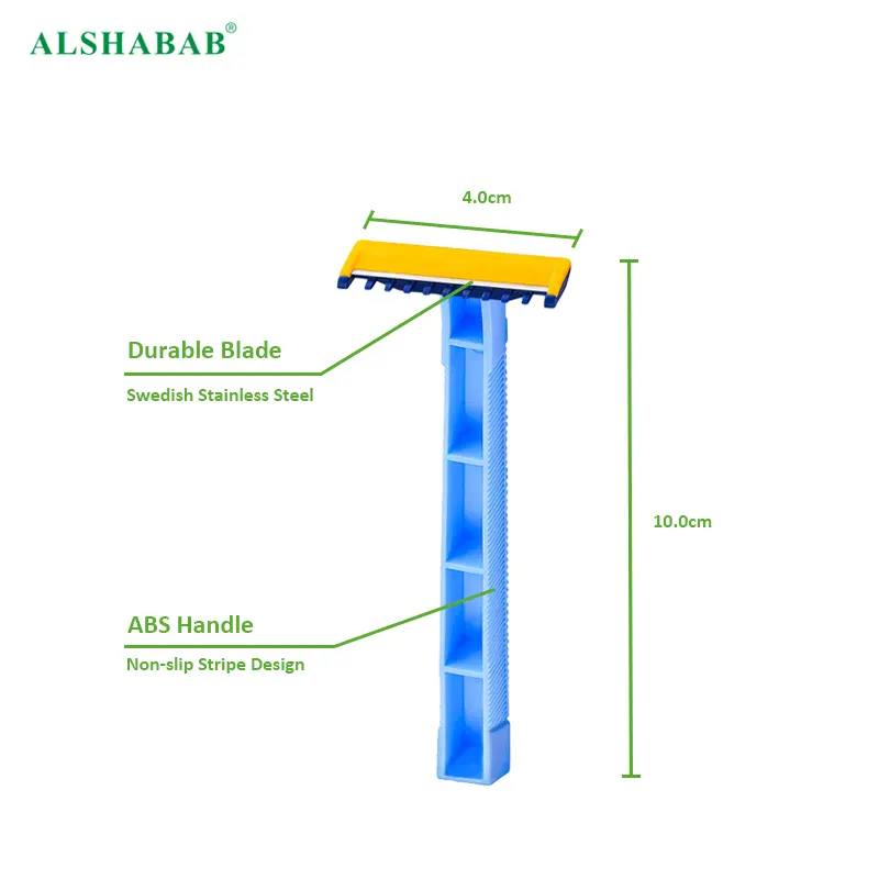 櫛で設計された使い捨てかみそりボディ脇の下外科用耐久性シェービングかみそり