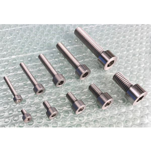 Tornillos de tungsteno puro de colores de cabeza plana de rosca fina M4 clase 4 de alta precisión Koyo para unidad de control métrico de rayos X - Product Image 1