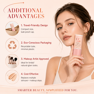 Suero con Color CC 30ml, Corrector de Tez 3 en 1 con Ácido Hialurónico para el Cuidado Facial - Product Image 4