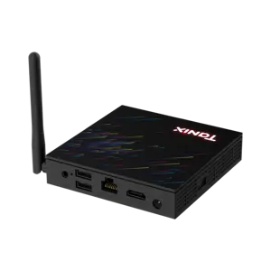 Custom android box Allwinner H618 tv box 2gb 16gb 4k wifi tanix tx68 external antenna tv digital set top box