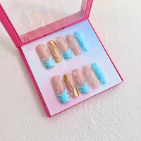 Ongles artificiels réutilisables de qualité supérieure, ongles press-on réutilisables, couverture complète, OEM ODM