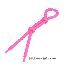 Male adult sex toys, couples' double-ring silicone <b>lock</b> rope, hot-selling cross-border source - Product Image 5