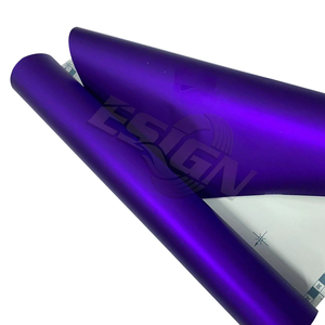 ESIGN SMC05 Film de protection de voiture auto-adhésif de haute qualité, couleur glacée violette, matériau PVC résistant aux UV, option de changement de couleur, garantie de 3 ans pour - Product Image 3