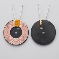 Bobine de charge sans fil blindée G42 G43 G50 6.3H à courant élevé 5W pour module de charge de batterie de chargeur Android Type-C
