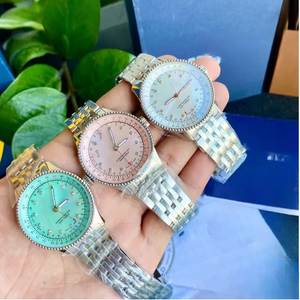 Luxury couple business stainless steel retro mechanical movement large dial waterproof <b>calendar</b> aviation timing mechanical watch - Product Image 1