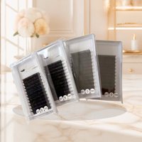 Extensions de cils individuels à racine lâche et densité régulière, plateaux de cils volume intense pour artistes professionnels en salon
