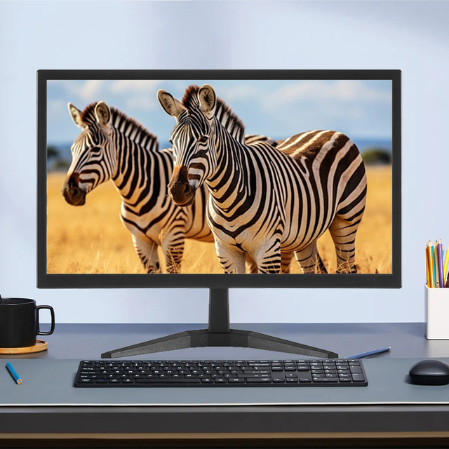 Cheap Price 19" Led Monitor 60Hz to 75Hz Computer Lcd Display Screen PC Monitor VGA Audio Out Speakers for Office Home