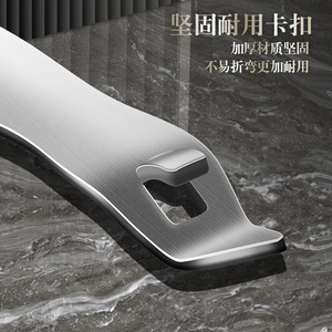 304 Stainless Steel Bottle Opener Multi Functional Flat Design For <b>Beer</b> And Oral Liquid Bottles Dishwasher Safe - Product Image 3
