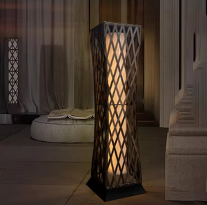 Outdoor <strong>Solar</strong> Rattan Lights Garden Patio Backyard LED <strong>Solar</strong> Powered <strong>Deck</strong> <strong>Lighting</strong> Decorative Woven Floor Courtyard Wicker Style - Product Image 4