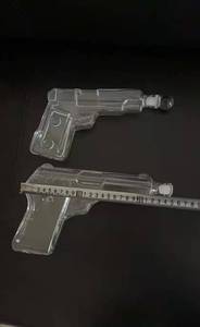 Empty <strong>Gun</strong> <strong>Bottle</strong> clear Glass for Liquor Whiskey glassware with <strong>Gun</strong> <strong>Shape</strong> with Stopper High Quality on Sale