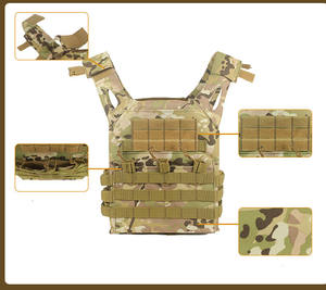 Gilet tattico regolabile gilet <span class=keywords><strong>Molle</strong></span> gilet da caccia all'aperto da combattimento Paintball giubbotto antiproiettile - Product Image 5