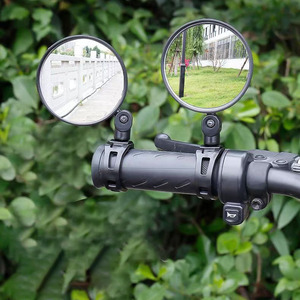 Rétroviseur de vélo en verre sphérique grand angle de 8 cm pour vélos électriques et VTT - Product Image 1
