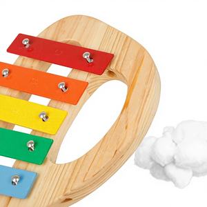 Xilófono portátil Orff de 8 notas, juego de xilófono de placa de aluminio, instrumento de percusión para aprendizaje temprano de música - Product Image 4