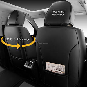 Yüksek kalite özel 9-Piece tam Set deri araba klozet kapağı s su geçirmez evrensel dört mevsim için 9 adet araba klozet kapağı - Product Image 5