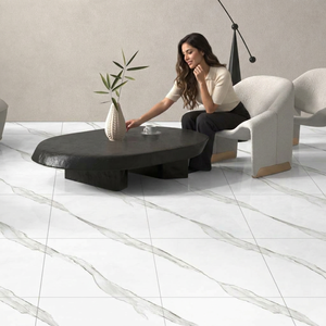 Vente en gros 60x60cm Carreaux de sol en porcelaine anti-onyx émaillée polie à emboîtement pour la maison et l'hôtel Prix d'usine - Product Image 1