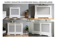 Cache-radiateur moderne en MDF, finition peinture blanche premium, OEM ODM pour les marques de meubles et d'ameublement européennes et américaines, petite taille 1020 mm