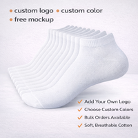 Chaussettes basses personnalisées en coton doux unisexe pour usage quotidien – Fabricant
