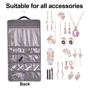 Holder Double-Sided Great Buy Neckla Over the Door 18 Pockets Jewelry Earrings With Design Hanging Organizer - Product Image 5