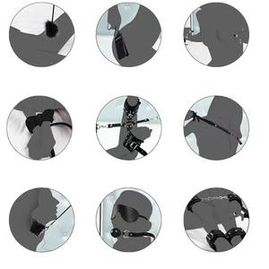 Produits sexuels en cuir BDSM très vendus sur <span class=keywords><strong>Amazon</strong></span>, 11 pièces, jouets érotiques pour adultes, ensemble de bondage sexuel, boîte de jouets sexuels pour homme, ensemble complet - Product Image 6