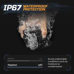 Luz antiniebla/de conducción Led blanca/amarilla de 3 pulgadas, focos LED cuadrados impermeables todoterreno 4x4 con cubierta, accesorios universales para vehículos - Product Image 6