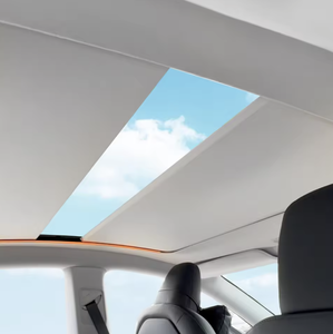 Toit ouvrant rétractable à commande vocale pour Tesla Model Y, pare-soleil électrique anti-UV et éclairage d'ambiance - Product Image 1