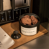Coffret de décoration d'intérieur en lave volcanique noire et rouge de 2-4 cm, matériau organique, roche hémisphérique au toucher réel