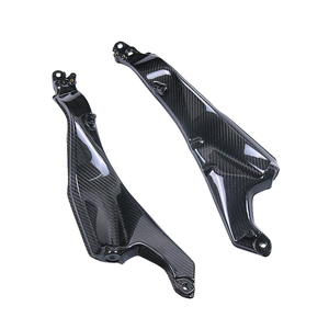 AISKA 100% Fibre de Carbone Sèche 3K Complète, Panneaux Latéraux de Siège Arrière et Carénages de Cadre pour Moto Kawasaki Ninja H2 <span class=keywords><strong>H2R</strong></span> <span class=keywords><strong>2015</strong></span>+ - Product Image 4