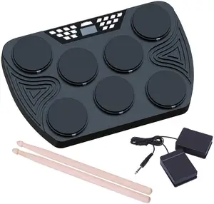 A children's puzzle game with hand drum lights, portable portable strength electronic drum, desktop electronic drum