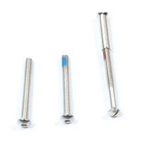 Tornillo de latón con cabeza de cúpula ranurada cruzada M3 M4 M5 para cuero, tipo remache para encuadernación de libros, Chicago, macho y hembra