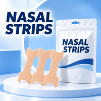 Kcare Bandes nasales anti-ronflement personnalisées transparentes Breathe Right Extra Strength Tan Sleep Strips, imperméables, en tissu non tissé