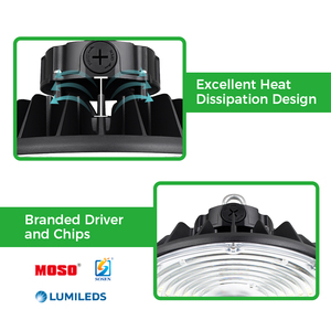 ETL DLC <span class=keywords><strong>LED</strong></span> UFO dự án 240W 200W 150W <span class=keywords><strong>100W</strong></span> chiếu sáng công nghiệp hệ thống chiếu sáng lịch thi đấu 100-277V Ánh sáng bay cao - Product Image 3